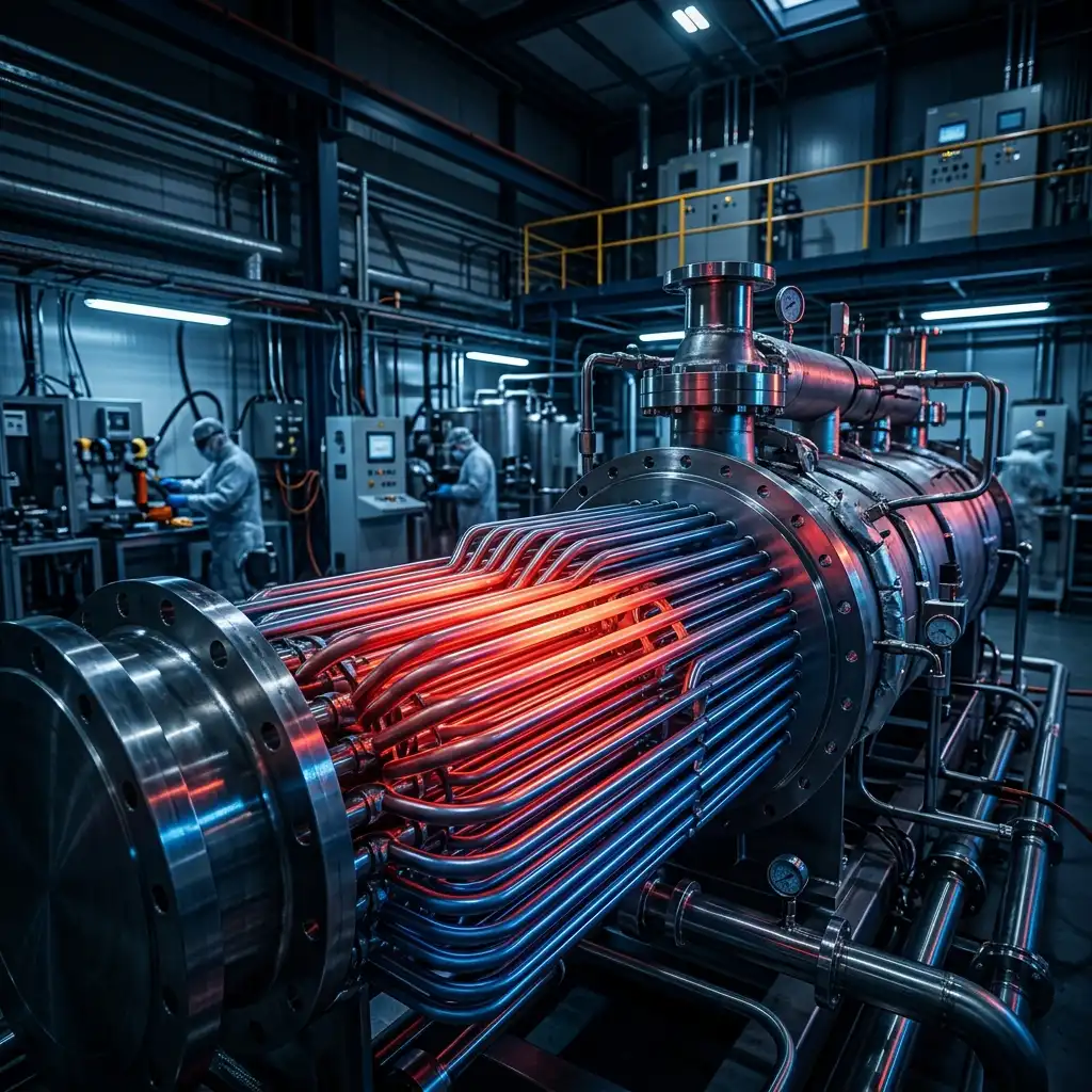 ETS industrial heat exchanger manufacturing